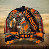 Maxcorners The Best Loralle Deer Hunting Personalized Hats 3D Multicolored