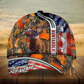 Maxcorners The Best Loralle Huntaholic Deer Hunting Personalized Hats 3D Multicolored
