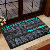 Maxcorners Hunting Rubber Doormat, Hunting You Are No Longer A You Are Now A Welcome Doormat, Indoor Outdoor Door Mat, Home Decor