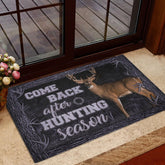 Maxcorners Hunting Rubber Doormat, Hunting Deer Come Back After Hunting Season Hunter Welcome Doormat, Indoor Outdoor Door Mat, Home Decor
LM1611