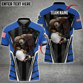 Maxcorners Sport Jersey Eagle Golf Ball Golf Lover Multicolor Option Customized Name 3D Shirt