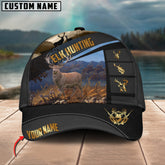 Maxcorners Elk Hunting Spot Pattern Multicolor Personalized Name 3D Cap (2 colors)
