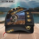 Maxcorners Turkey Hunting Spot Pattern Multicolor Personalized Name 3D Cap (2 colors)