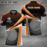 MaxCorners Customized Name Casual Golf Multicolor Sport Jersey Pattern Custom 3D Polo Shirt