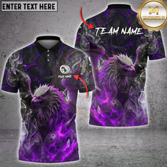 Maxcorners Bowling Fire Griffin Lava Beast Multioptions Customized Name, Team Name 3D Shirt (5 Colors)