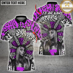 Maxcorners Dartboard The Calligraffiti Of Dark Girl 2 Multioptions Customized Name, Team Name 3D Shirt (4 Colors)