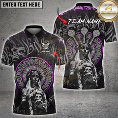 Maxcorners Dartboard The Calligraffiti Of Dark Girl 3 Multioptions Customized Name, Team Name 3D Shirt (5 Colors)