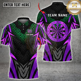 Maxcorners Dartboard Golden Jersey Vector Multioptions Customized Name, Team Name 3D Shirt (5 Colors)