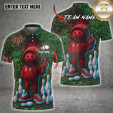 Maxcorners Graffiti Bowling Men Multioptions Customized Name, Team Name 3D Shirt (5 Colors)