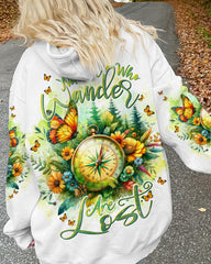 Maxcorners Not All Who Wander Are Lost Compass All Over Print LM2101