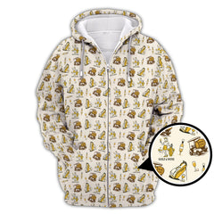 Maxcorners Yellow Golf Polos For Women, Funny Golf & Wine Shirts, Pattern Ladies Golf Shirt For Wine Lovers