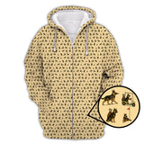 Maxcorners German Shepherd Golf Shirt For Men, Funny Pattern Golf Shirt, Dog Golf Shirt