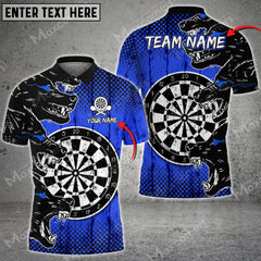 Maxcorners Darts Wolf Color Options Personalized Name, Team Name Unisex 3D Shirt