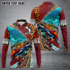 Maxcorners Custom Name Fishing 3D Shirts