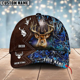 Maxcorners Hunting Deer Leather Pattern Personalized Hats 3D Multicolored