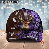 Maxcorners Hunting Deer Leather Pattern Personalized Hats 3D Multicolored