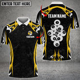 Maxcorners Billiards Ball 9 Skull Personalized Name, Team Name Unisex Shirt ( Multicolor Options )