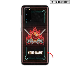 Maxcorners Neon Billiard 8 Ball Pool Personalized Phone Case