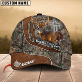 Maxcorners Premium Hunting Deer Leather Pattern Personalized Hats 3D Multicolored