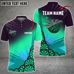 Maxcorners Darts Color Options Personalized Name, Team Name Unisex 3D Shirt