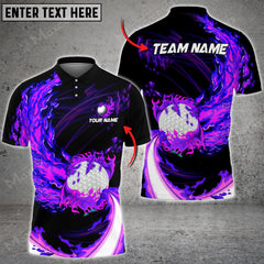 Maxcorners Golf Breath Of Fire Multicolor Option Customized Name 3D Shirt
