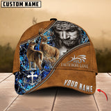 Maxcorners Premium Hunting Deer Faith Hope Love Personalized Hats 3D Multicolored