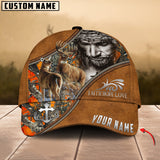 Maxcorners Premium Hunting Deer Faith Hope Love Personalized Hats 3D Multicolored