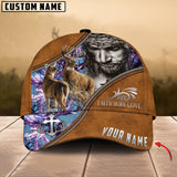 Maxcorners Premium Hunting Deer Faith Hope Love Personalized Hats 3D Multicolored