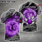 Maxcorners Bowling Ball And Pins Gemini Symbol Multicolor Option Customized Name 3D Shirt (4 Colors)