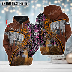 Maxcorners Custom Name Hunting Deer Hunter ( Multicolor Option ) Shirt 3D All Over Printed Clothes