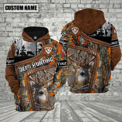 Maxcorners Custom Name Hunting Deer Camo ( Multicolor Option ) Shirt 3D All Over Printed Clothes