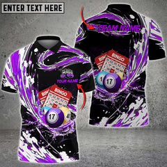 Maxcorners Breath Of Water Bingo Multicolor Option Customized Name 3D Shirt