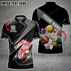 Maxcorners Bingo Premium Multicolor Option Customized Name 3D Shirt