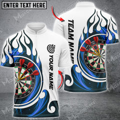 Maxcorners Fire Blaster Darts Multicolor Option Personalized Name 3D Shirt