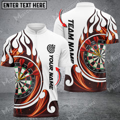 Maxcorners Fire Blaster Darts Multicolor Option Personalized Name 3D Shirt
