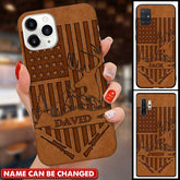 Maxcorners American Deer Hunting US Flag Hunter Personalized Name Phone Case LM0912