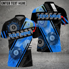 Maxcorners Billiards Throught Personalized Name, Team Name Unisex Shirt ( 6 Colors )