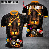 Maxcorners Billiards Painting Princess Forest Personalized Name 3D Shirt (Multi Color Options)