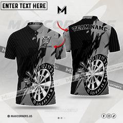 Maxcorners Darts Basic Multicolor Option Customized Name 3D Shirt