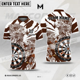 Maxcorners Darts Ancient Eagle Multicolor Option Customized Name 3D Shirt