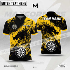 Maxcorners Darts Legend Of The Dragon God Multicolor Option Customized Name 3D Shirt