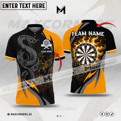 Maxcorners Darts Poison Snake Multicolor Option Customized Name 3D Shirt