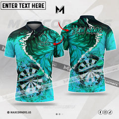 Maxcorners Darts Volcanic Lava Multicolor Option Customized Name 3D Shirt