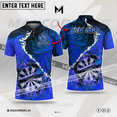 Maxcorners Darts Volcanic Lava Multicolor Option Customized Name 3D Shirt