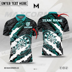 Maxcorners Darts Scratching Multicolor Option Customized Name 3D Shirt
