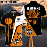 Maxcorners Dart Board US Flag Personalized Name, Team Name 3D Shirt (4 Colors)