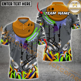 Maxcorners Graffiti Bowling Jersey Multicolor Options Personalized Name, Team Name 3D Shirt
