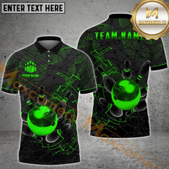 Maxcorners Premium Bowling Jersey Multicolor Options Personalized Name, Team Name 3D Shirt
