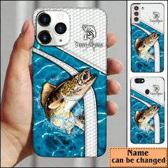 Maxcorners Trout Fishing Personalized Name Phone Case LM1812