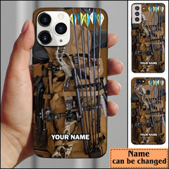 Maxcorners Bow Hunting Hunting Personalized Name Phone Case LM0912